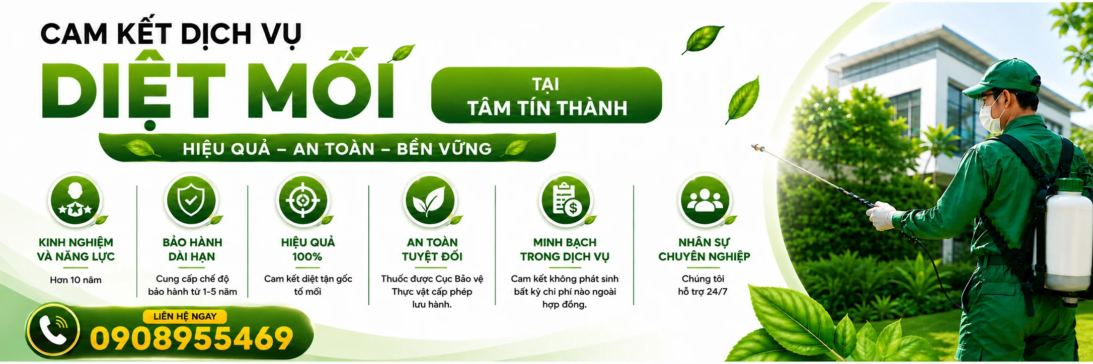cam kết dịch vụ diệt mối tại T&acirc;m T&iacute;n Th&agrave;nh